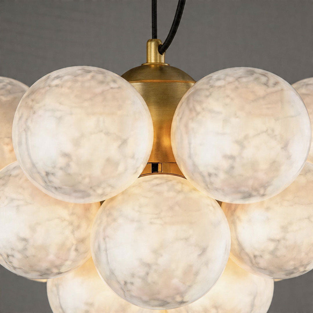 Modern Glasbubbellampa Modern Multi-head LED Taklampa