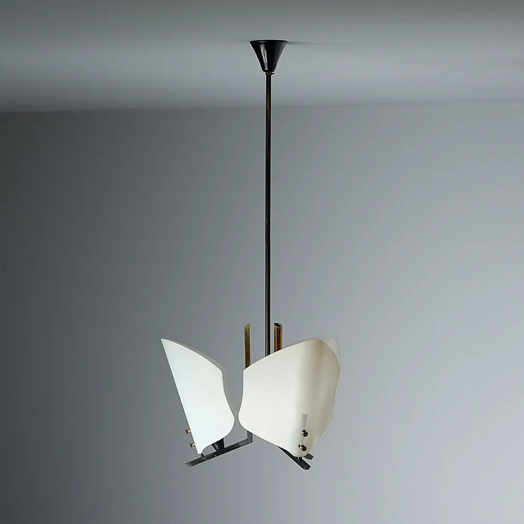 Modern Glas Kandelaber Origami Petal Taklampa