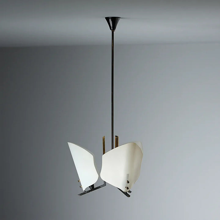 Modern Glas Kandelaber Origami Petal Taklampa