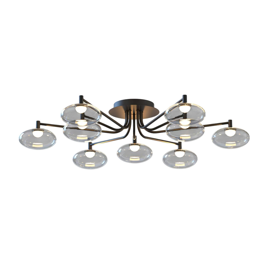 Glas Flush Mount Belysning Modern Kreativ LED Taklampa
