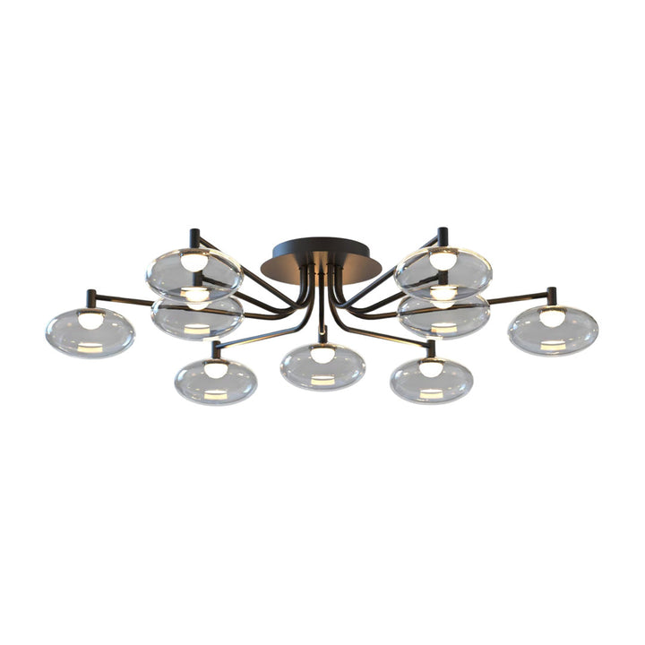 Glas Flush Mount Belysning Modern Kreativ LED Taklampa