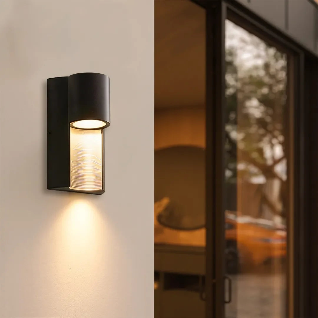 Modern LED Utomhus Vägglampa Aluminium Nedåtriktad Ljus