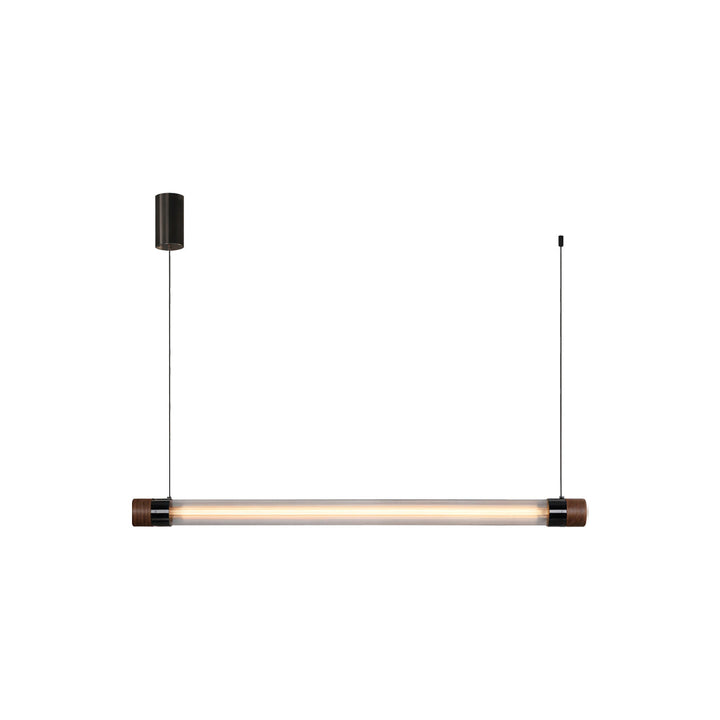 Modern linjär hängande belysning Enkel glas taklampa