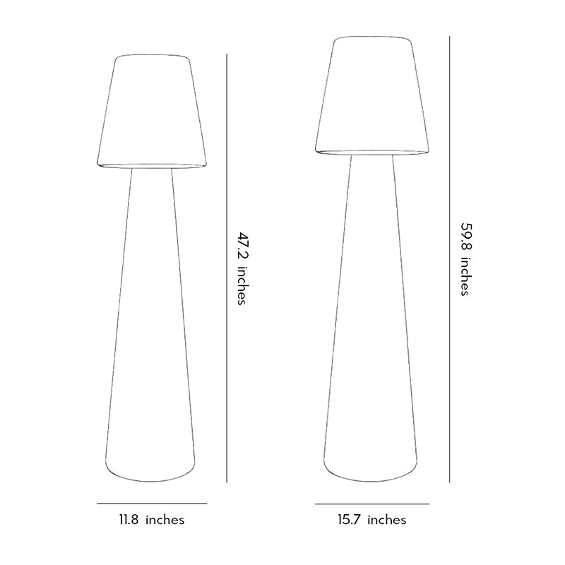 Modern Minimalistisk Golvlampa Dekorativ Landskapsbelysning