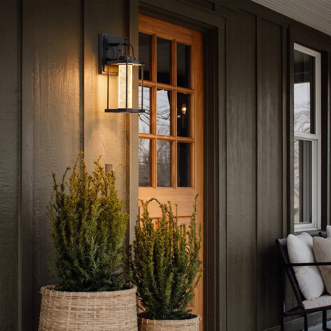 Modern Utomhus Lantern Vägglampa LED Aluminium Ljus