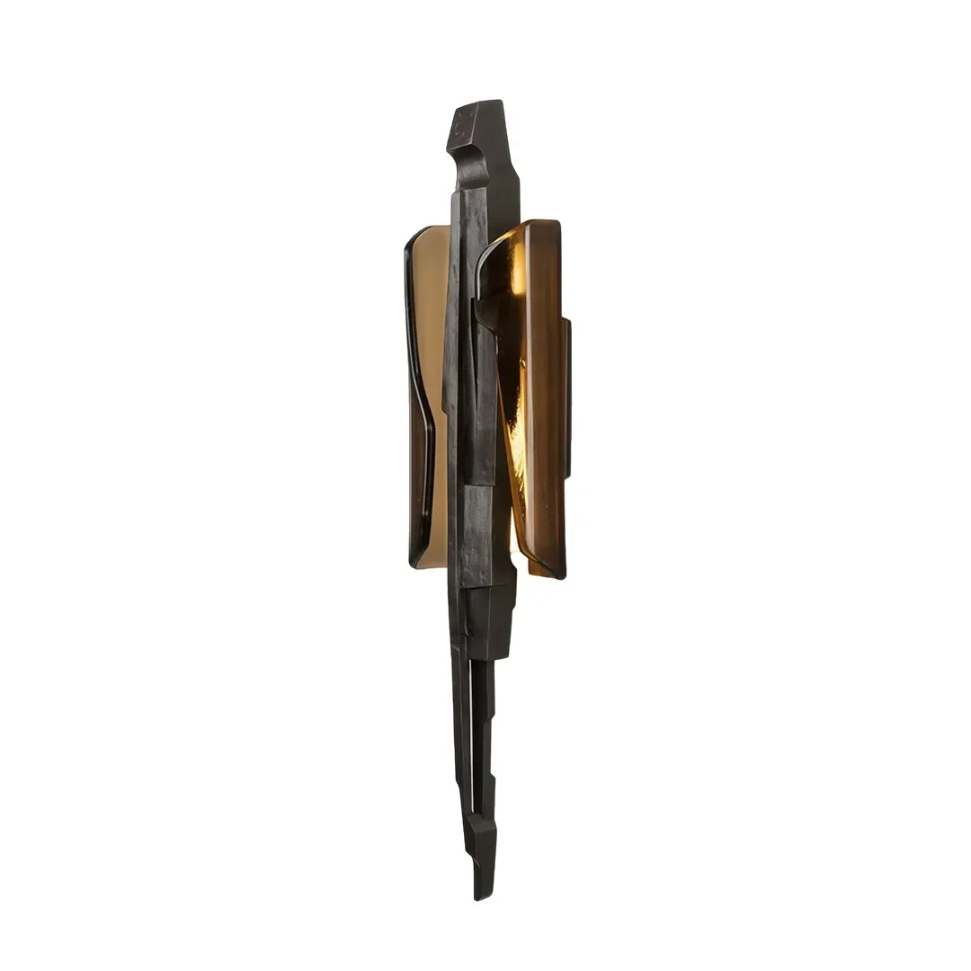 Modern Skulptural Vägglampa Lyxig Mässing Dekorativ Belysning