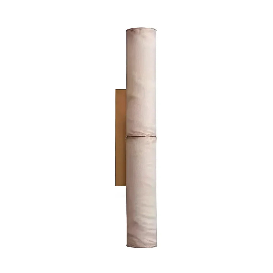 Modern Vertikal Vägglampa Lyxig Marmor Cylinder Ljus