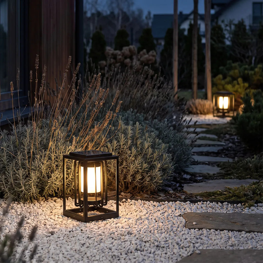 Utomhus Lantern Lampa Modern Landskapsbelysning