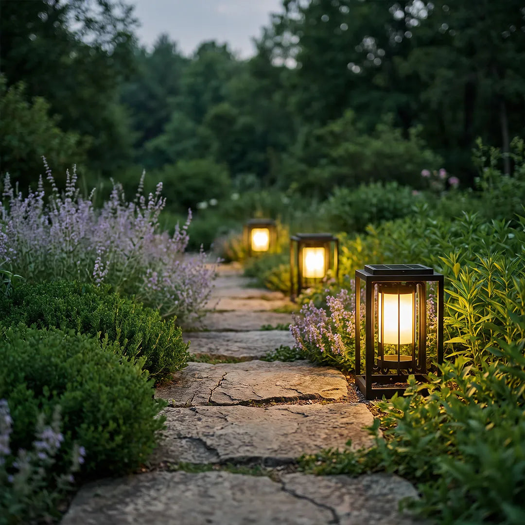 Utomhus Lantern Lampa Modern Landskapsbelysning