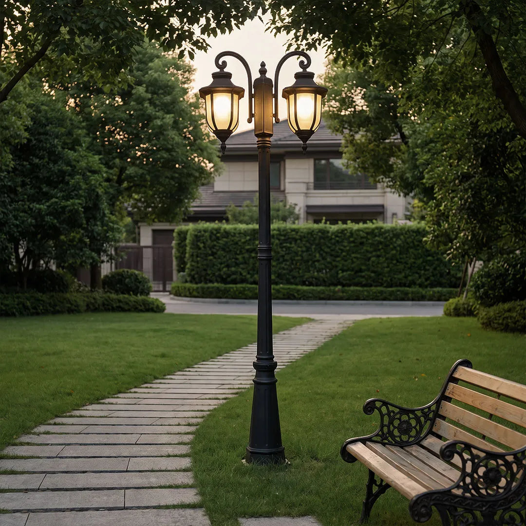 Utomhus Lampstolpe Europeisk Trädgårdslampa