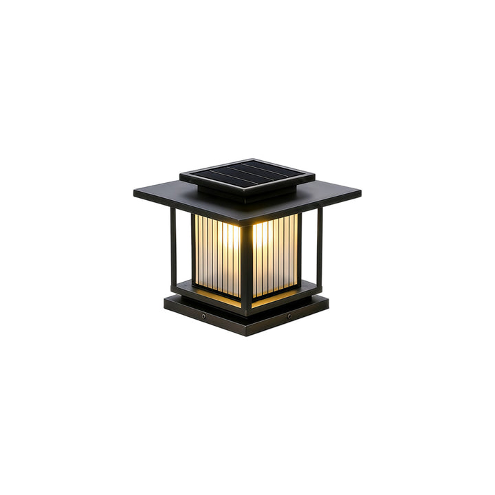 Uppfartssäule Solarlampor Modern Utomhus Portbelysning