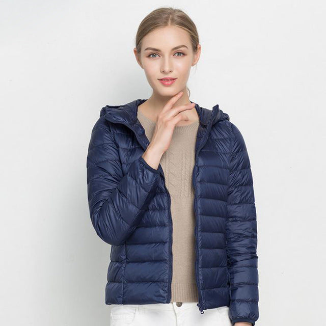 Lätt Jacka Urban Chic Gjord av Down