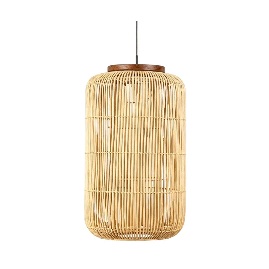 Rattan Ljuskronor Wabi-Sabi Handgjord Taklampa