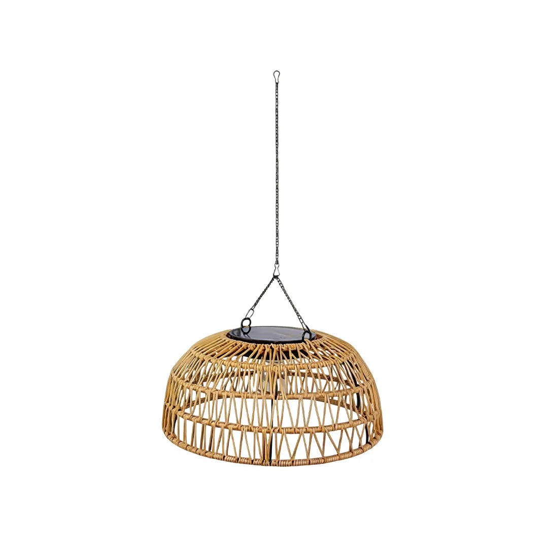 Utomhus Solhängande Lampa Modern Vävd Golvlampa