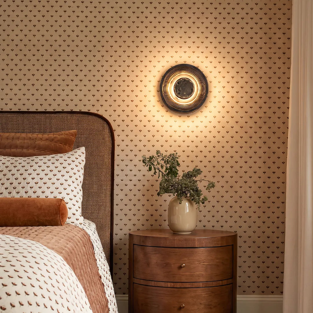 Rund Vägglampa Modern Lyx Konstnärlig Accentbelysning