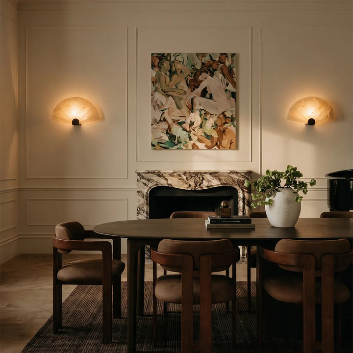 Skulpterad Vägglampa Vintage Marmor Kreativ Sänglampa