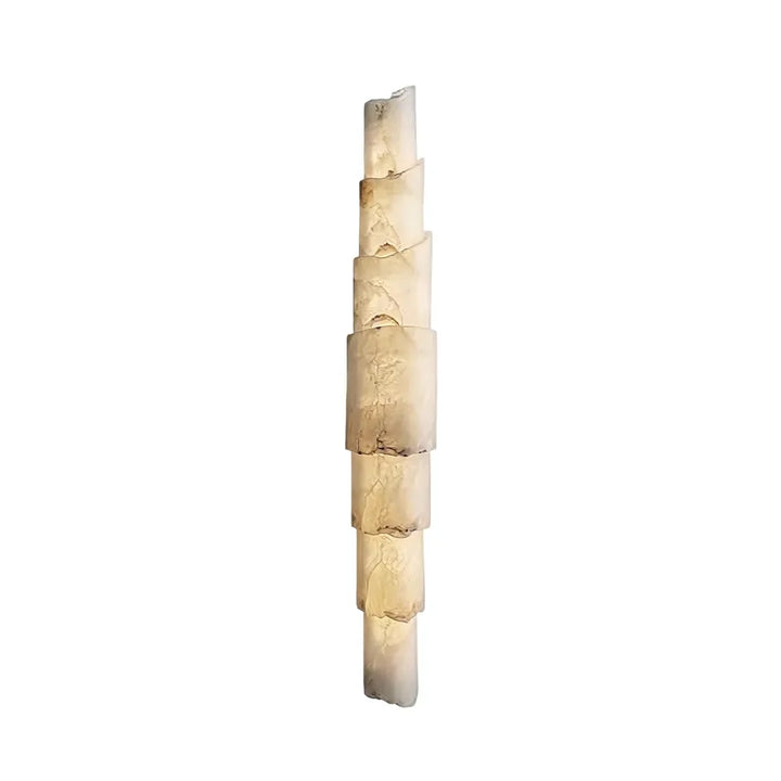 Skulptural Vägglampa Modern Vertikal Marmor-Effekt Ljus