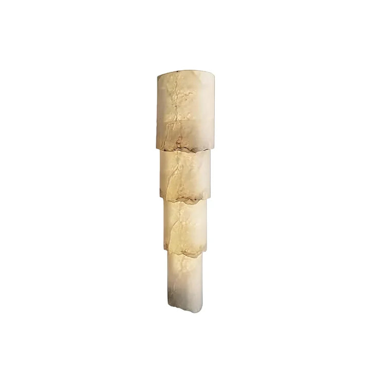 Skulptural Vägglampa Modern Vertikal Marmor-Effekt Ljus