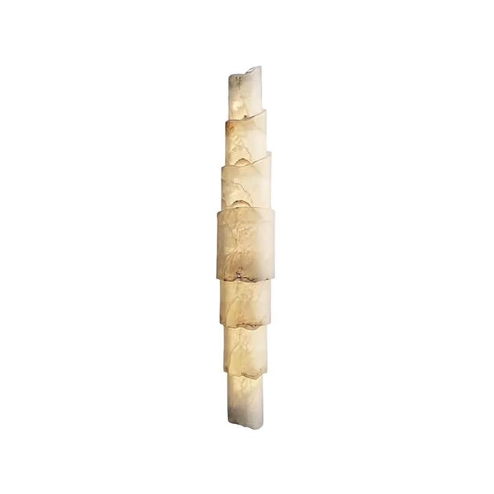 Skulptural Vägglampa Modern Vertikal Marmor-Effekt Ljus
