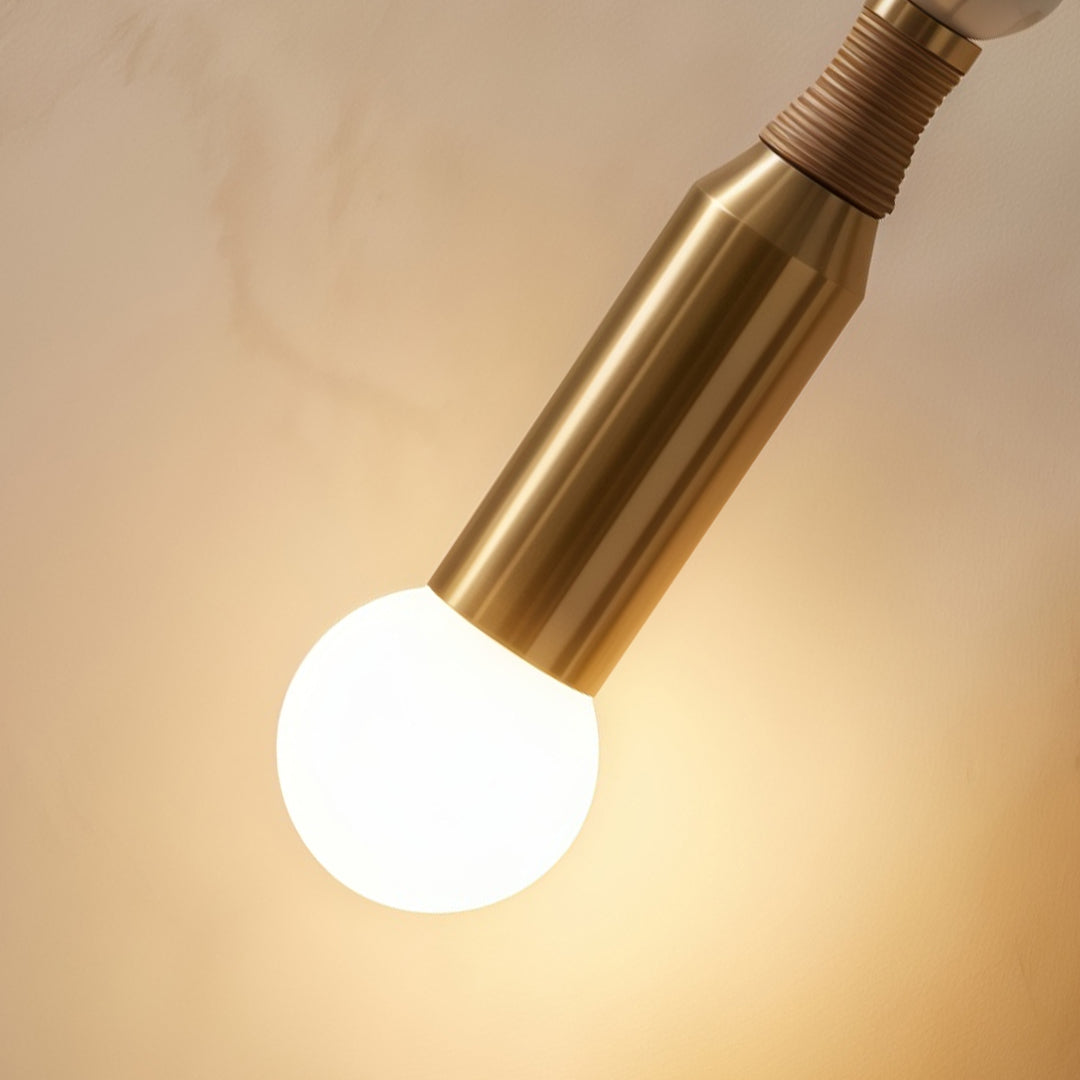 LED Väggkonst Lampor Fransk Marmor Glob Vintage Ljus