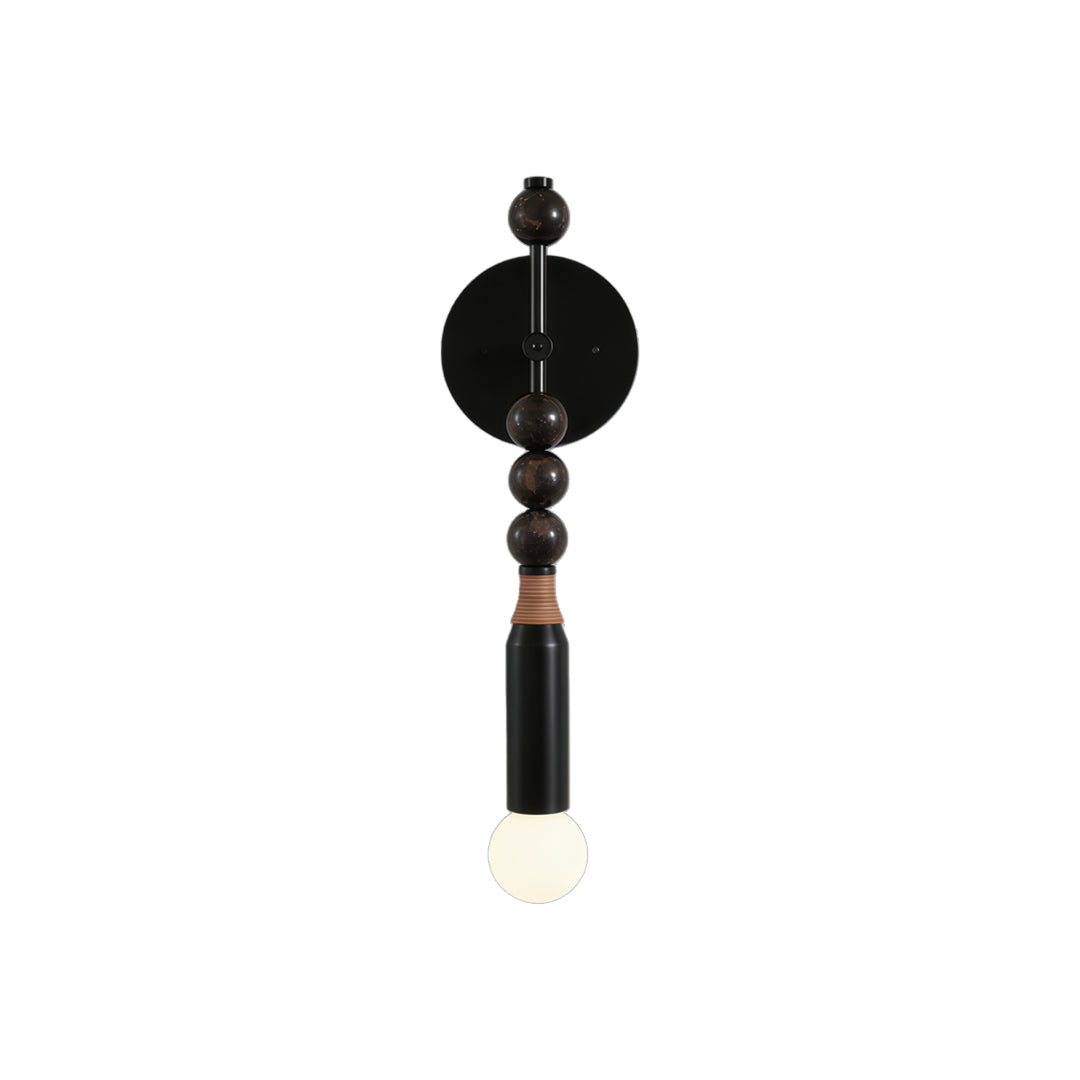 LED Väggkonst Lampor Fransk Marmor Glob Vintage Ljus