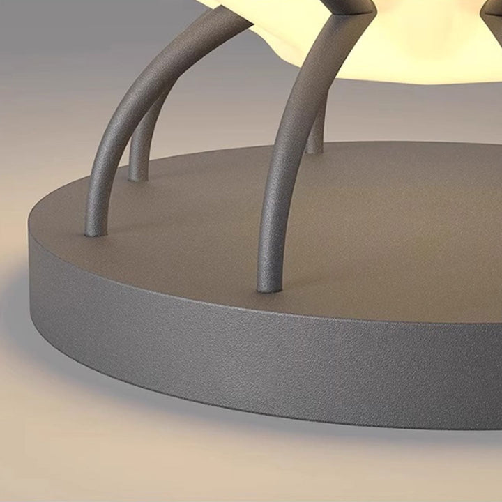 Solenergi LED Pelarlampor Moderna Utomhus Vattentåliga Lampor
