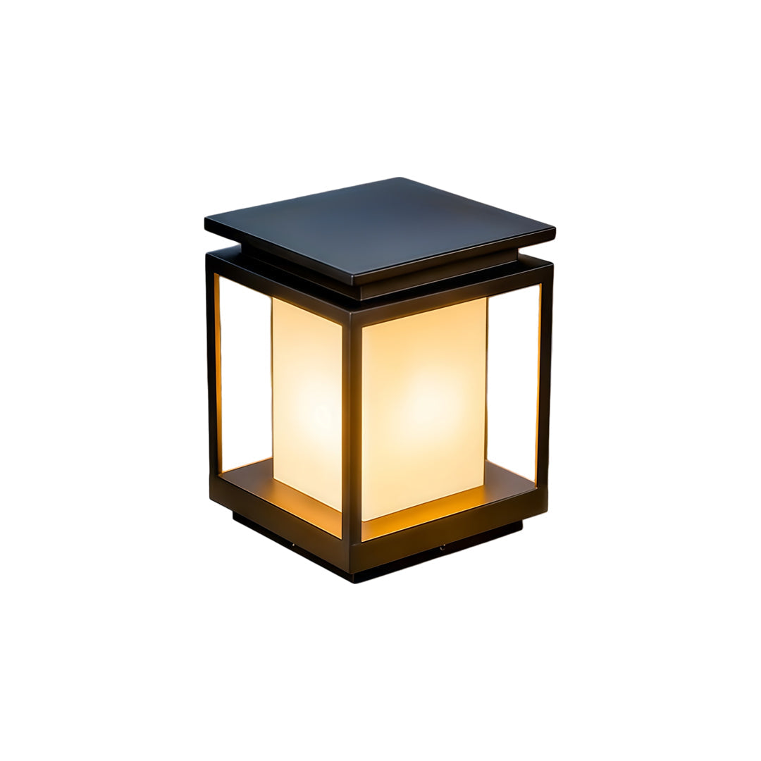 Solenergi Lampa för Huvudport Säule Modern Utomhusbelysning