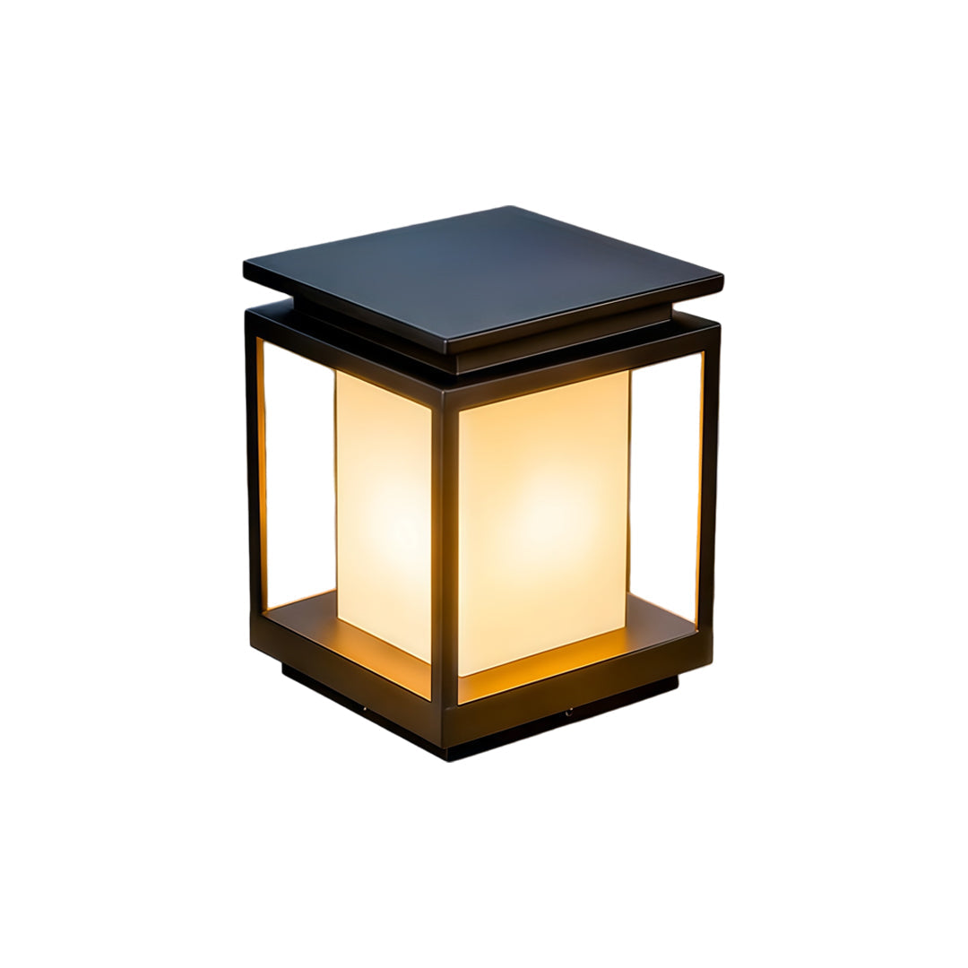 Solenergi Lampa för Huvudport Säule Modern Utomhusbelysning