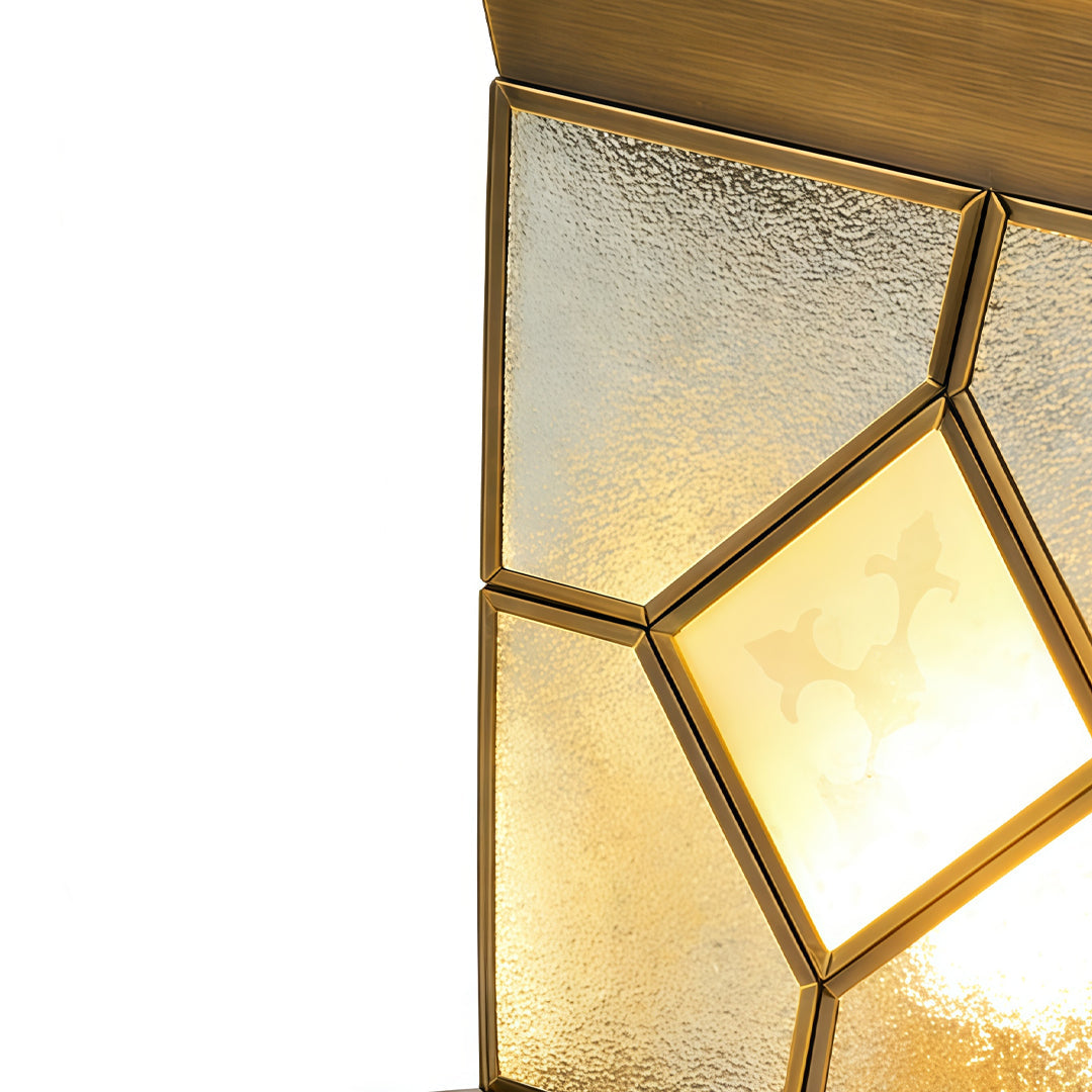Solcellslampor Utomhus Grindpelare Modern Hela Koppar Lampa