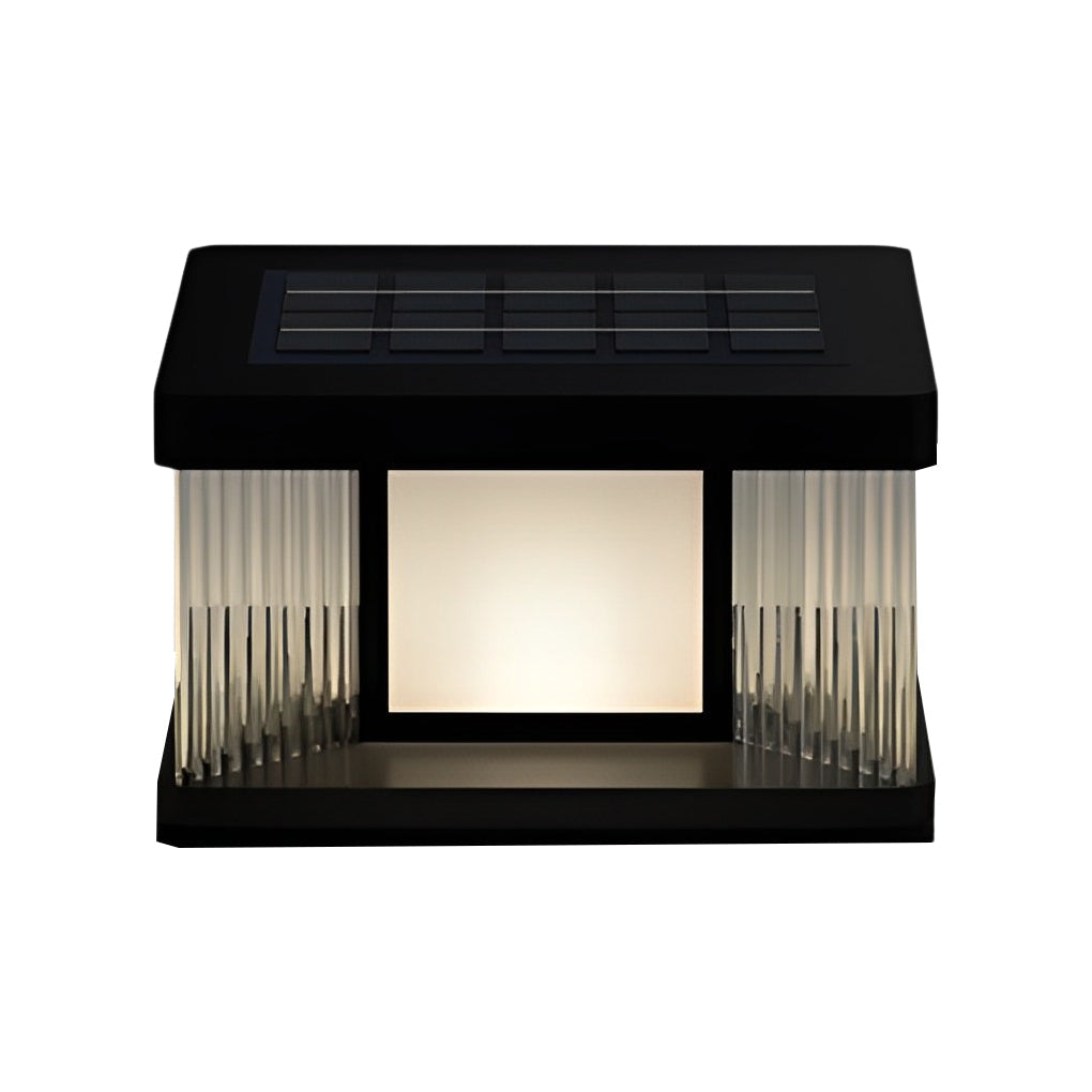 [Öppen Låda] Solpelarbelysning Vattentät LED Glas Akryl Modern Lampa