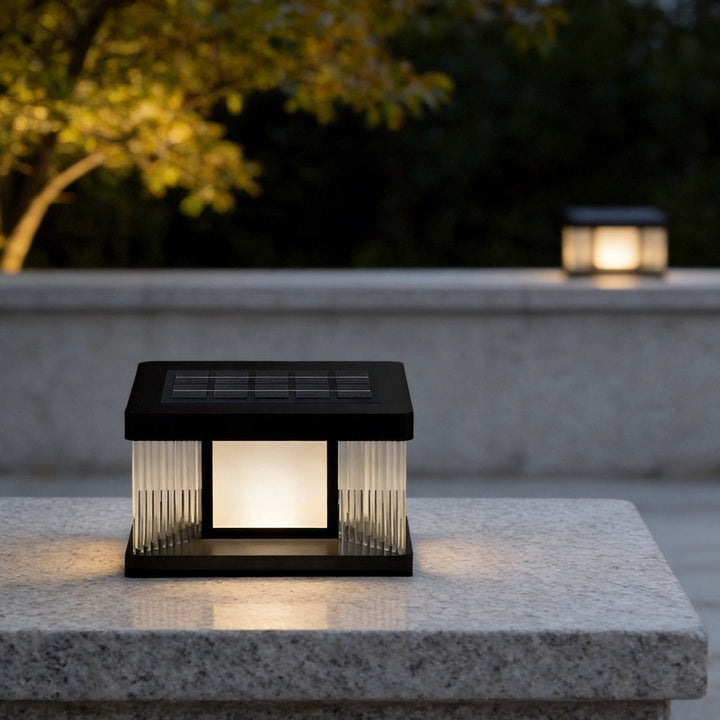 [Öppen Låda] Solpelarbelysning Vattentät LED Glas Akryl Modern Lampa