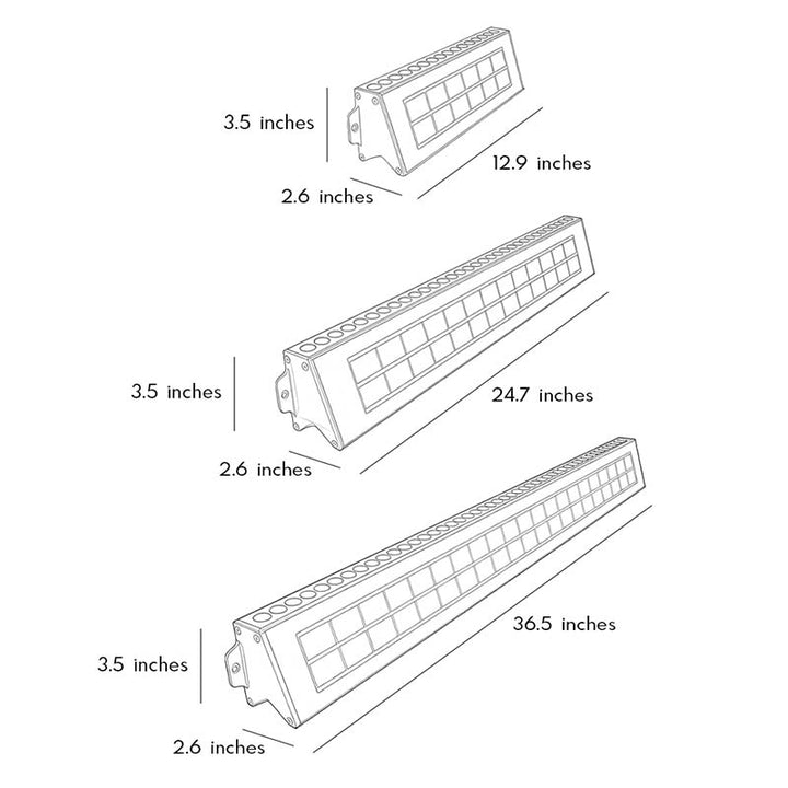 Solvägg Utebelysning Modern Aluminium Tvättarlampor
