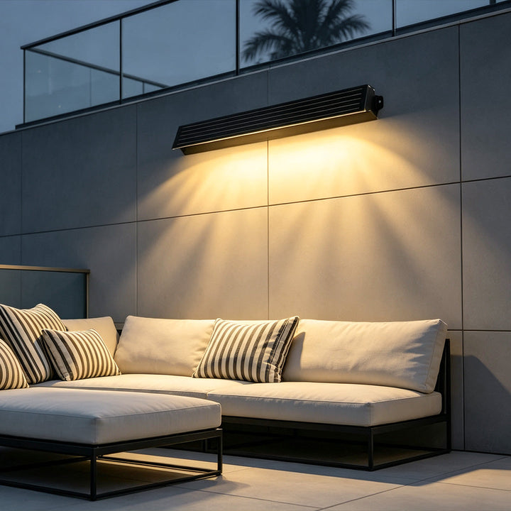 Solvägg Utebelysning Modern Aluminium Tvättarlampor
