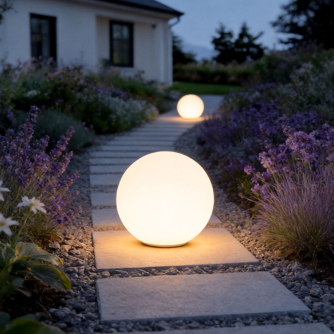 Klot Golvlampa LED Trädgårds Dekorativ Landskapsbelysning