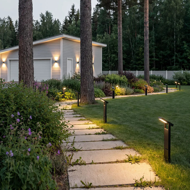 2 ST Solstake Lampa Skymning till Gryning Utomhus Marklampa