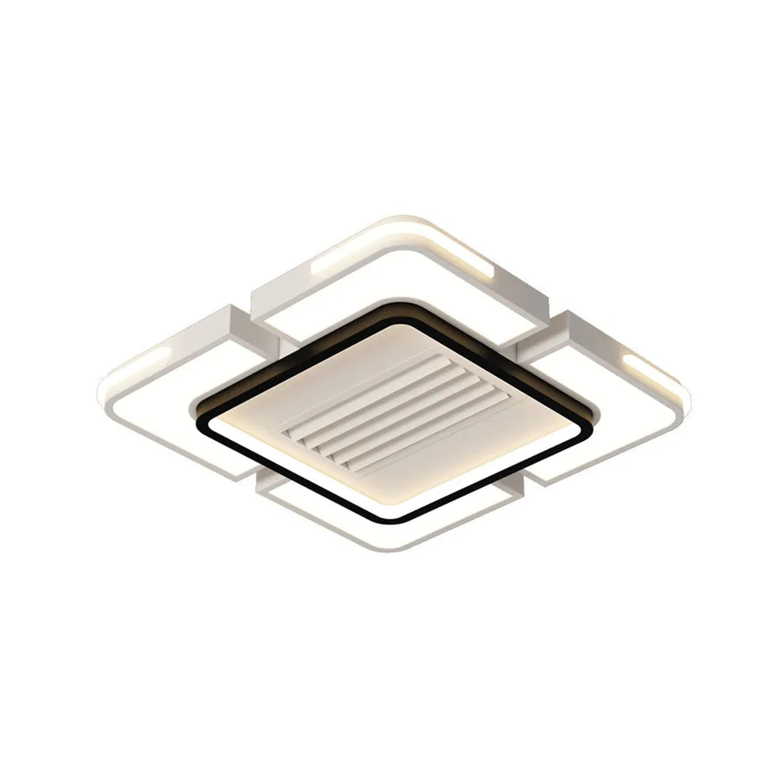 Bladeless Takfläkt med Belysning Modern Dold Blad LED Lampa