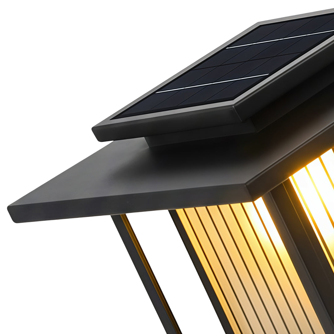 Uppfartssäule Solarlampor Modern Utomhus Portbelysning