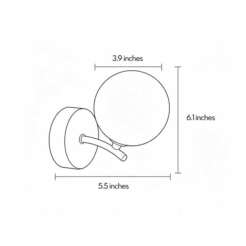 Färgat Glas Vägglampor Minimalistisk Modern Lyx Kreativ Belysning