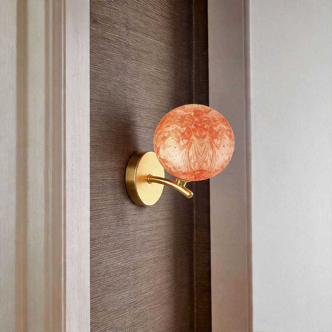 Färgat Glas Vägglampor Minimalistisk Modern Lyx Kreativ Belysning