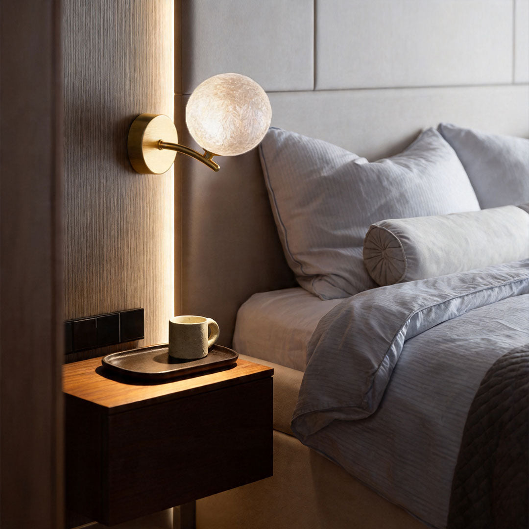 Färgat Glas Vägglampor Minimalistisk Modern Lyx Kreativ Belysning