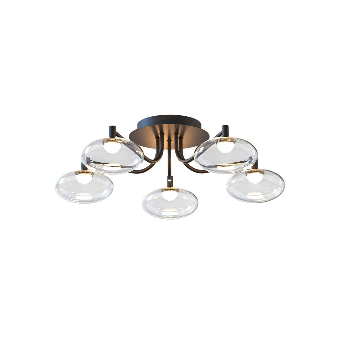 Glas Flush Mount Belysning Modern Kreativ LED Taklampa
