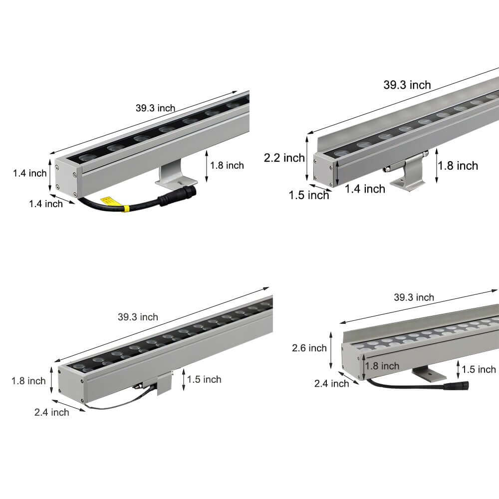 [Open-Box]LED Väggtvättslampa Modern Linjär Aluminiumlampa