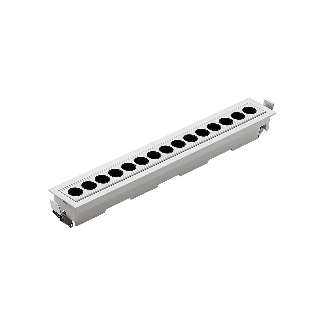 2 ST LED Infällda Takspotlights Grille LED Linjär Lampa