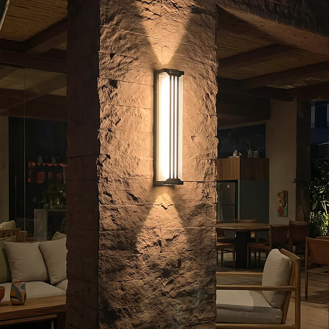 Upp- och Nedljus Vägglampa Modern LED Utomhusbelysning