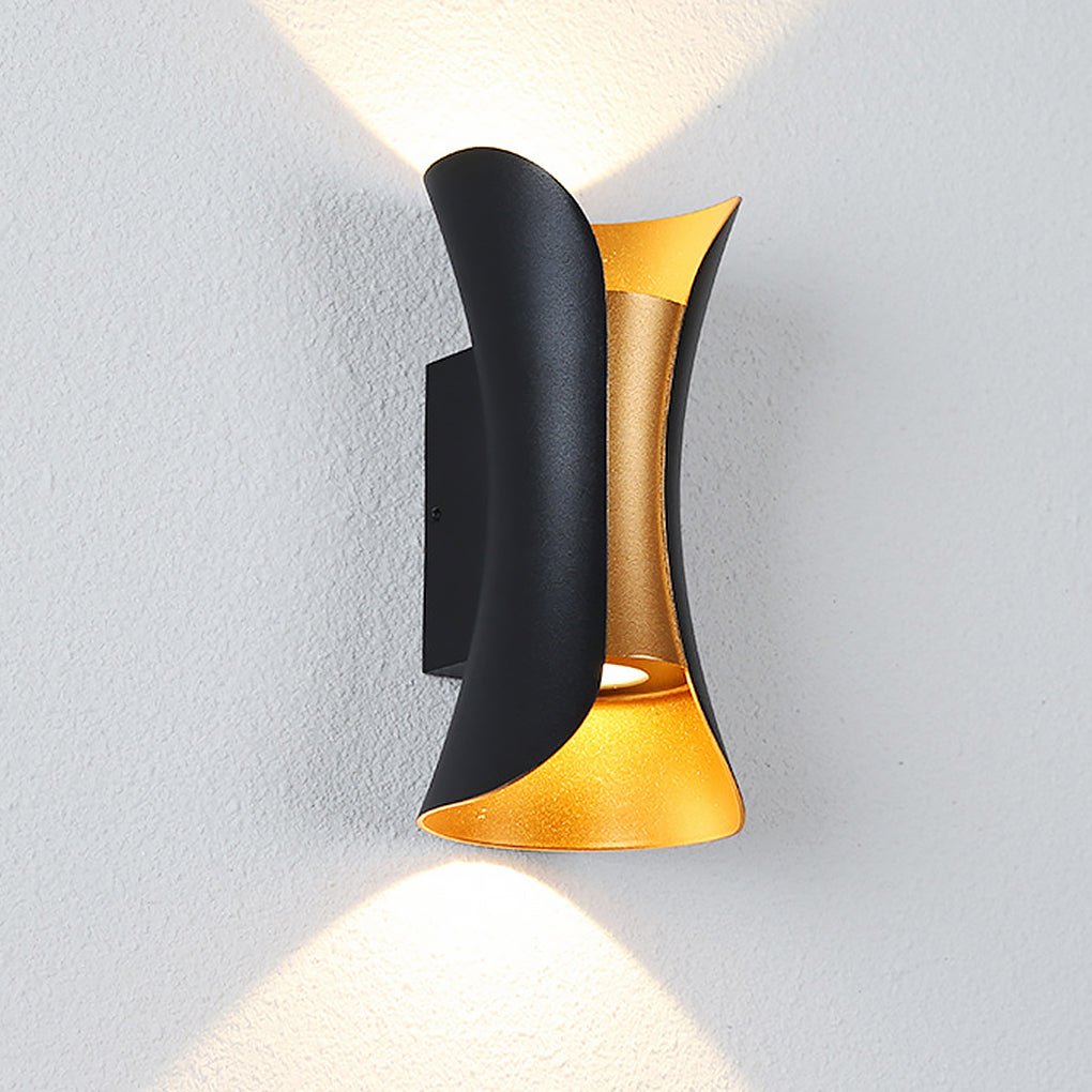 [Öppen Låda] Up Down Belysning Vägglampor Modern Böjd LED Vattentät Lampa
