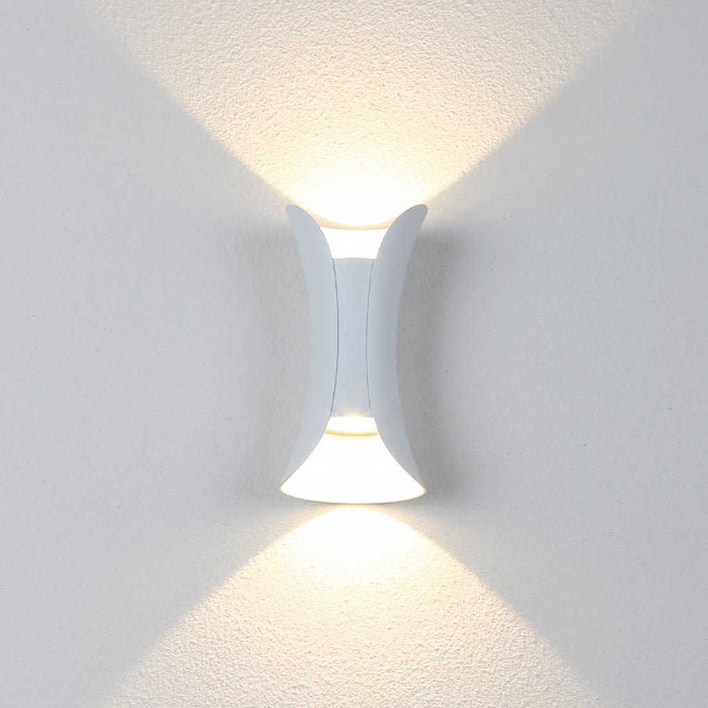 [Öppen Låda] Up Down Belysning Vägglampor Modern Böjd LED Vattentät Lampa