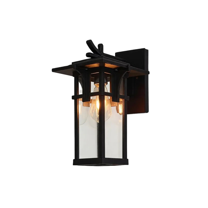 Vintage Vägglampor Rektangulär Glas Utomhuslampa