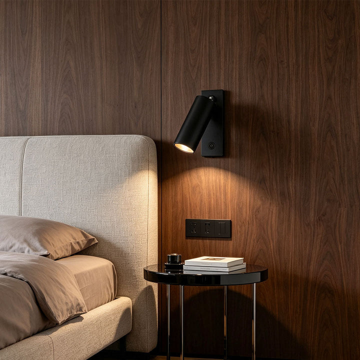 Vägglampa Ljus för Läsning Minimalistisk Justerbar Sänglampa