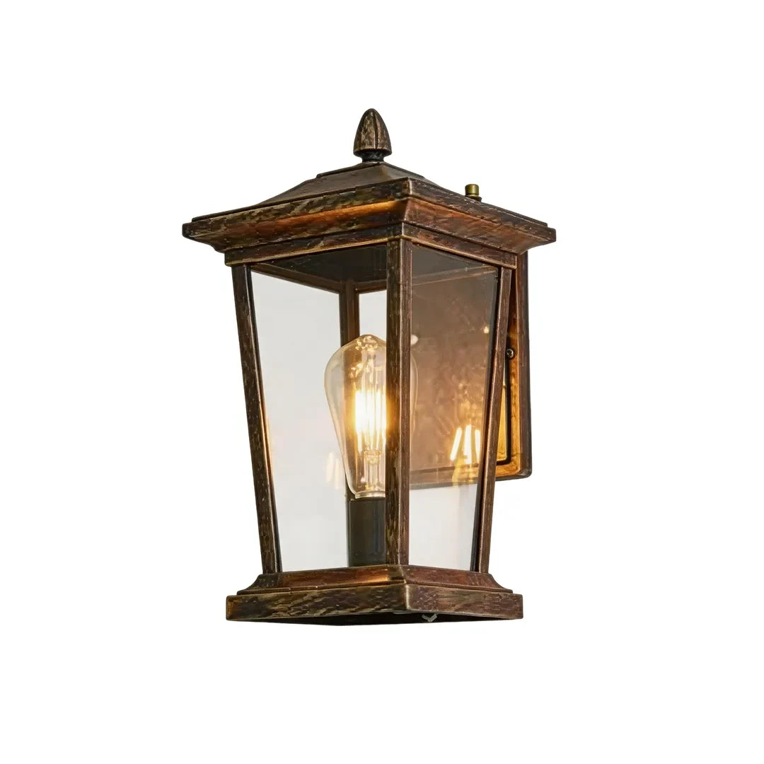 Vägg Vintage Lampor Utomhus Glas Vägglampa