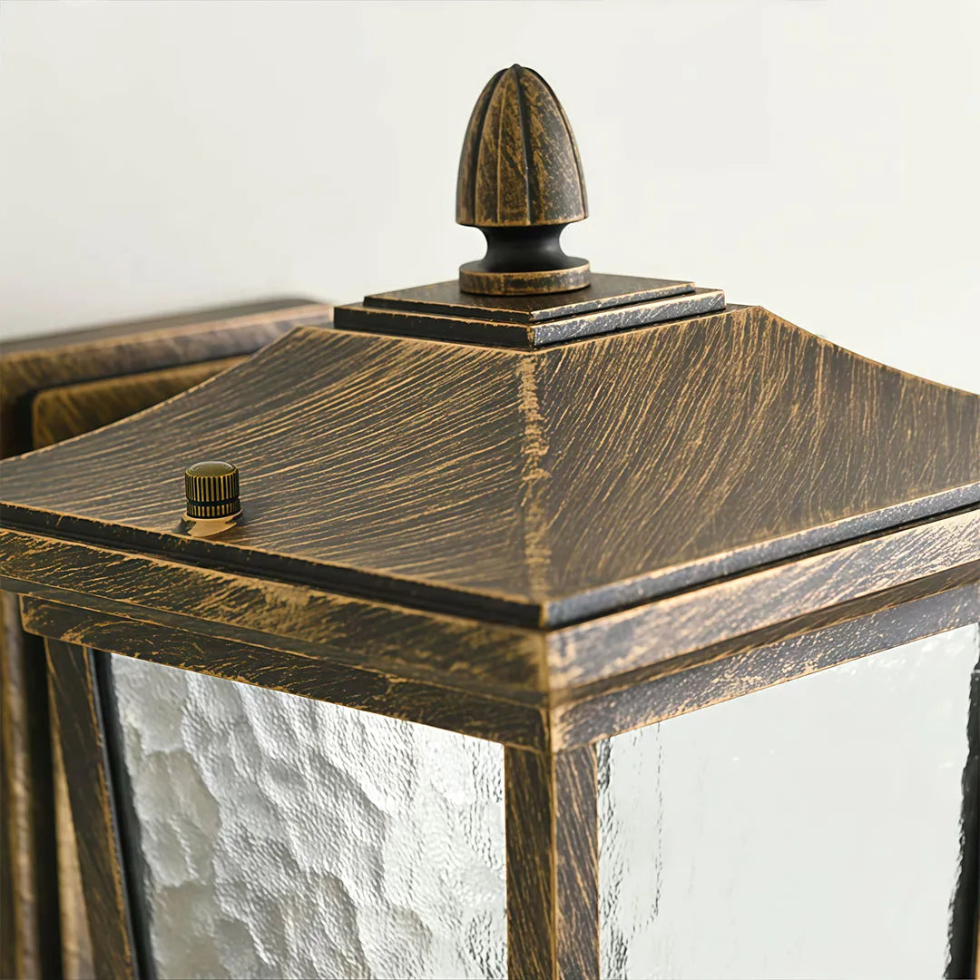 Vägg Vintage Lampor Utomhus Glas Vägglampa